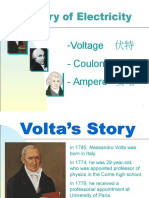 -Voltage 伏特 - Coulomb 庫倫 - Ampere 安培