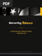 Security Alliance - Complete Security Solutions - Corporate Brochure