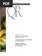 Spring 2000 Quarterly Review - Theological Resources For Ministry