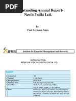 Understanding Annual Report-Nestle India LTD.: by Prof Archana Patro