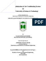 Analysis and Optimization of Air-Conditioning System of Ahsanullah University of Science & Technology