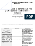 Barreras para El Aprendizaje y La Participacion