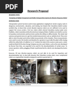 Research Proposal Robotics Nabeel