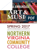 Spring 2017 Art and Music at NOVA Annandale