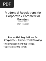 Prudential Regulations For Corporate Banking