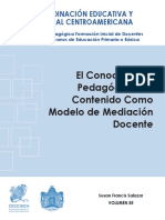 Conocimiento Pedagógico Del Contenido PDF