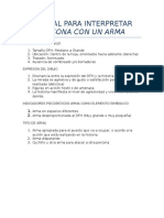 Manual para Interpretar Persona Con Un Arma