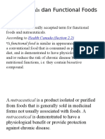 Nutraceuticals Dan Functional Foods: - Key Terms