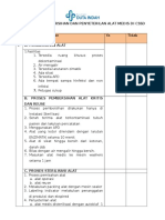 Instrumen Pembersihan Dan Penyeterilan Alat Medis Di CSSD