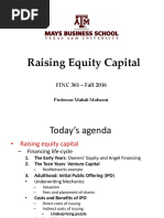 Finc361 - Lecture - 12 - Raising Equity Capital PDF