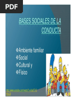 Bases Sociales de La Conducta PDF