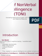 TONI IV Presentation