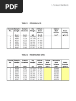 Activities Data Handout Senergy