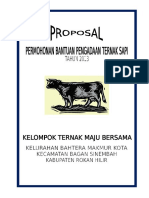 Proposal Bantuan Sapi