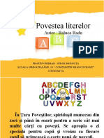 Povestea Literelor - PPSX