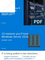 10 Reasons To Love Windows Server 2016