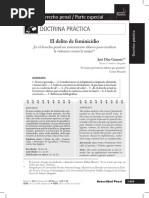 El Delito de Feminicidio ¿Es El Derecho Penal Un Instrumento Idóneo para Erradicar La Violencia Contra La Mujer?