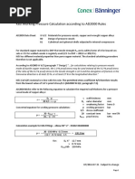 K65 Working Pressure Calculation According To AD2000 Rules