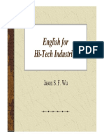 English For Hi-Tech Industries: Jason S. F. Wu