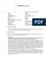 Informe Psicologico Escala Social