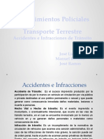 Procedimientos Policiales (Tránsito)