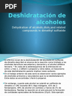 Deshidratación de Alcoholes