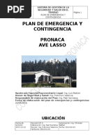 Formato Plan de Emergencia y Contingencia 2015