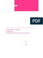 Atribuciones y Obligaciones e Titulares de Concesiones Mineras