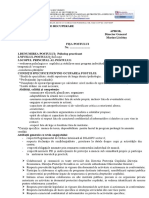 Fisa Post Psiholog DPC PDF