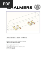 Derailment in Track Switches: Martin Andersson