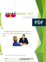 Speaking Test: Daniel Ramirez Moreno Daniel Eduardo Chaparro Robles Diana Patricia Muñoz Guerrero