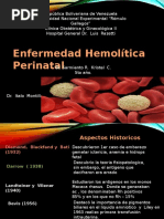 Enfermedad Hemolitica Perinatal