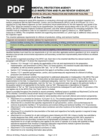 Environmental Protection Agency SPCC Field Inspection and Plan Review Checklist