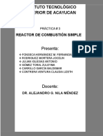 Reactor de Combustión Simple HYSYS 8