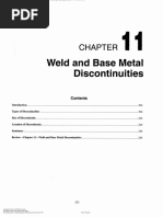 Weld and Base Metal Discontinuities