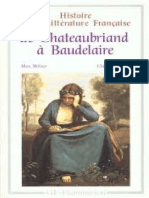 Pichois - Claude Histoire Littéraire de Chateaubriand Baudelauire - 2013 - PDF