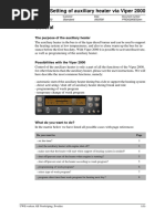 Setting of Auxiliary Heater Via Viper 2000