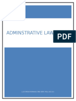 Adminstrative Law:Writs: LL.B 3year Morning (3Rd Sem) Roll No.221