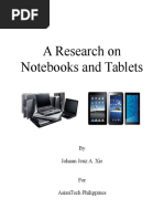 A Research On Notebooks and Tablets