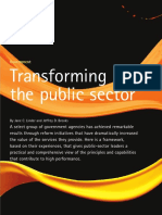 Transforming The Public Sector