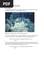 Determining Hydrothermal Fluxes: Type Examples