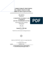 House Hearing, 109TH Congress - A Discussion Draft Providing For A Reduction in The Number of Boutique Fuels