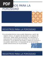 Registros para La Porosidad