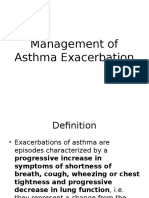 Management of Asthma Exacerbation