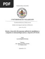 Tesina - Desarrollo de Programa Unificado de Mindfulness y Compasión en Sintomatología Ansiosa y Depresiva - Universidad de Valladolid 2015