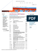 Latest Revision Dates of SSPC Standards