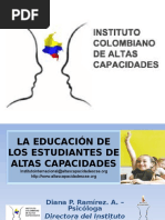 Powerpoint Instituto Colombiano de Altas Capacidades