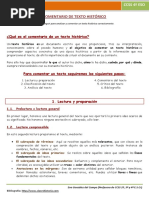 Comentario de Texto Histórico PDF