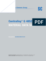 Centralloy G 4852 Micro R: Material Data Sheet