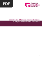 Describe The Difference Your Work Makes: Build Your Framework For Evaluation (Blair 2013)